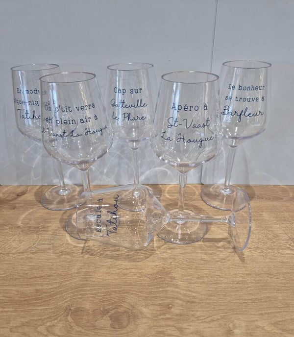 6 verres incassable Val de Saire