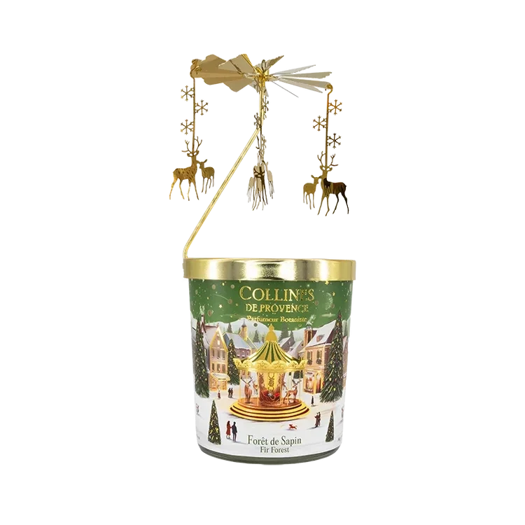 Bougie Parfumée 360gr manège Forêt de Sapin