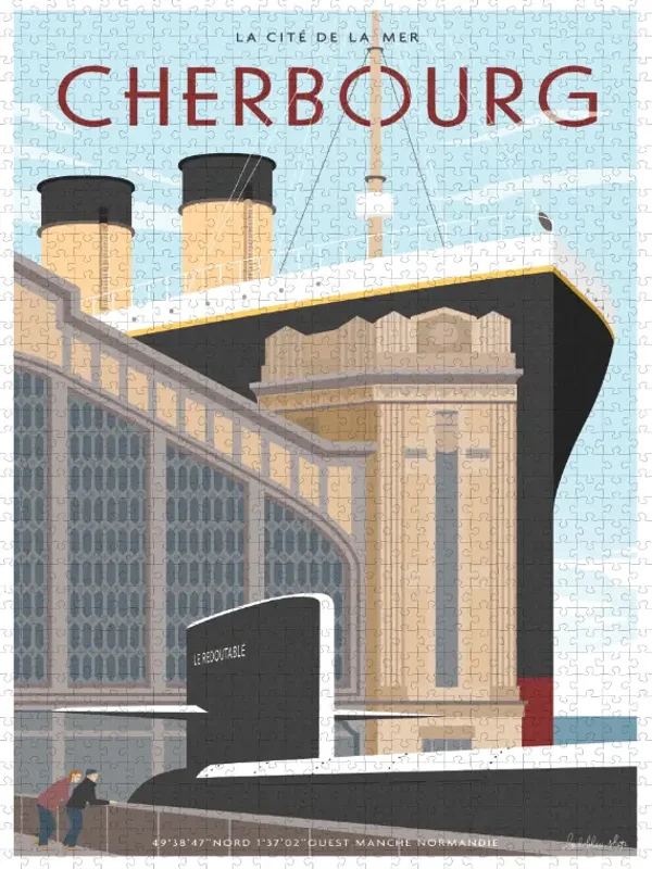 Puzzle 1000 pièces - Cherbourg