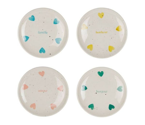 Mini assiette Famille multicolore – Ø12 cm