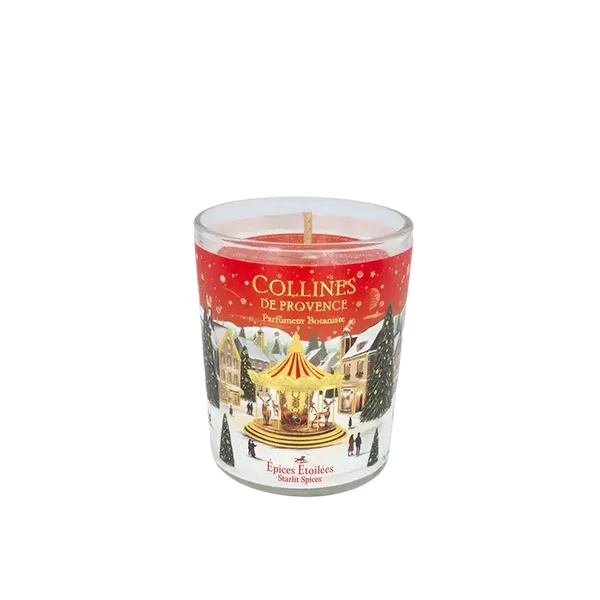 Bougie parfumée Collines de Provence – Épices Étoilées 75 g
