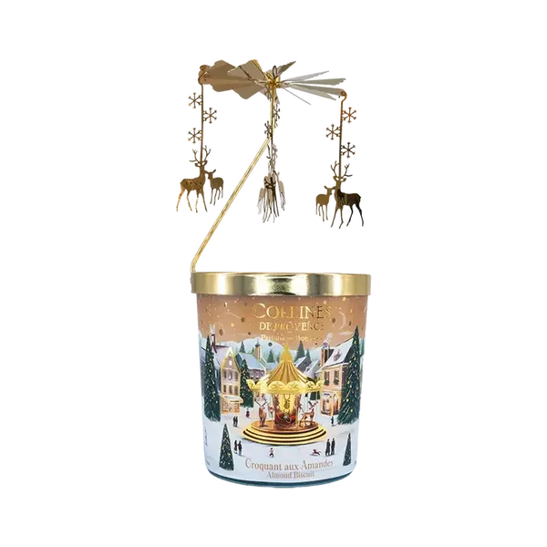 Bougie manège Collines de Provence – Croquant aux Amandes 360 g