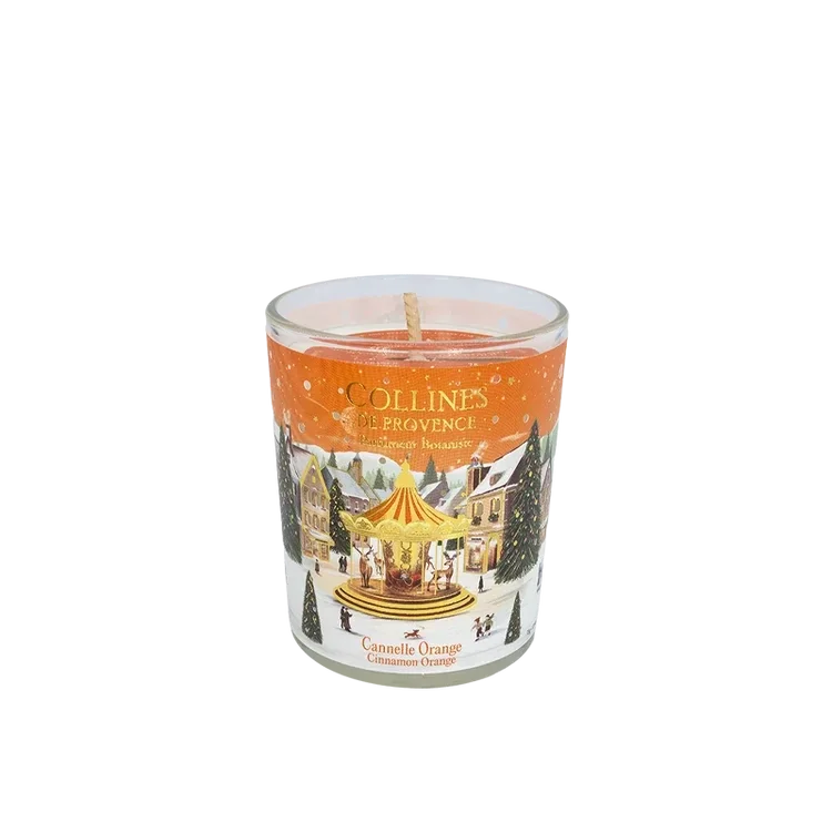 Bougie parfumée Collines de Provence – Cannelle Orange 75 g