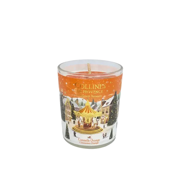 Bougie parfumée Collines de Provence – Cannelle Orange 75 g