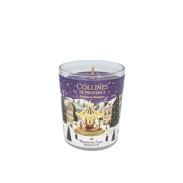 Bougie parfumée Collines de Provence – Mandarine Figue 75 g
