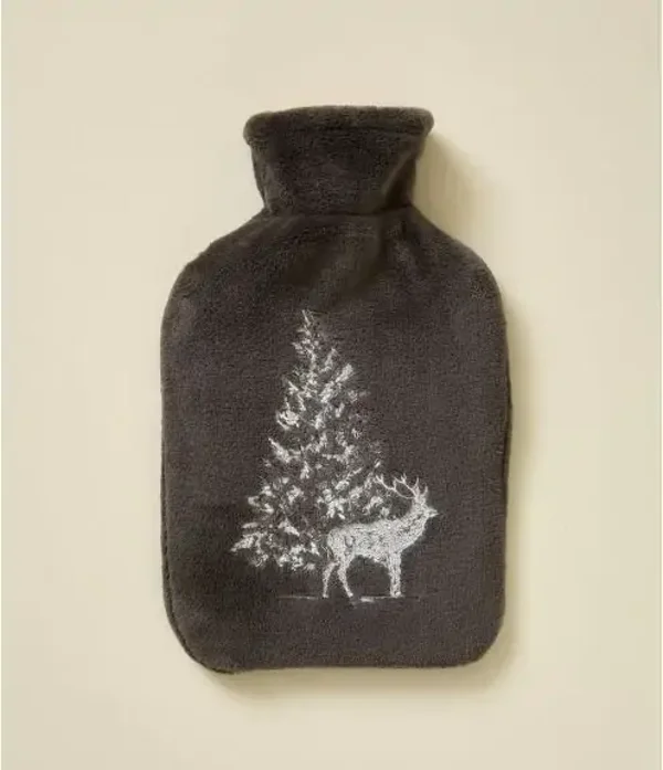 Bouillotte Trésor des Forêts – Housse en polaire velours