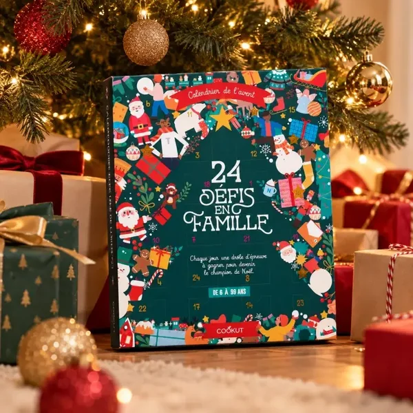Calendrier de l’Avent familial Cookut – 24 défis pour Noël