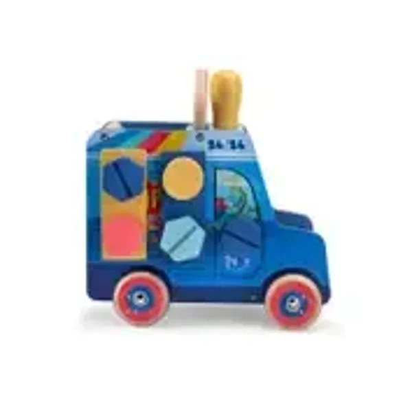 Camionnette d’activités du bricoleur en bois – Puce & Pilou – Moulin Roty