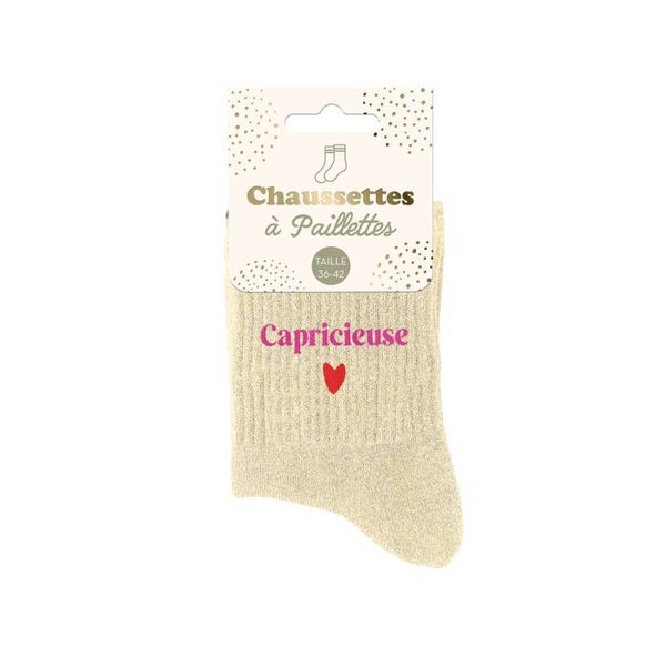 Chaussettes à paillettes Capricieuse