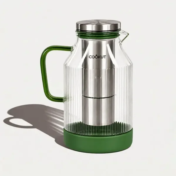 Carafe filtrante en verre AKUA Cookut – Double filtration et recharge 8 mois