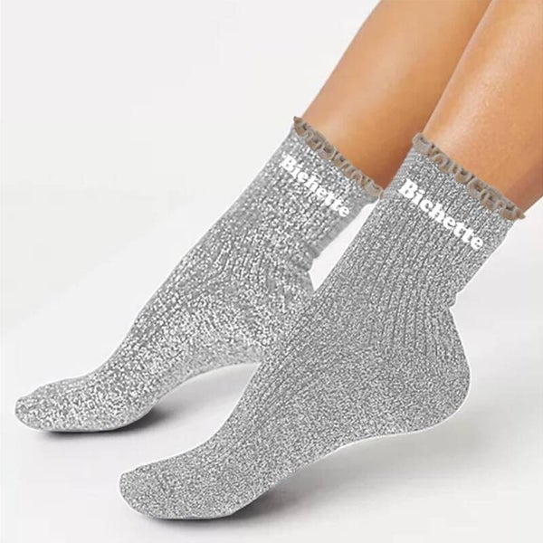 Chaussette à paillettes Bichette
