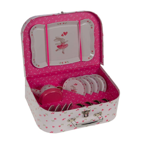 Dinette Ballerine la Lapine – Coffret thé en métal enfant