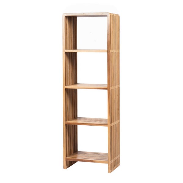 Colonne de rangement Calopsite en teck recyclé marron – H170 cm