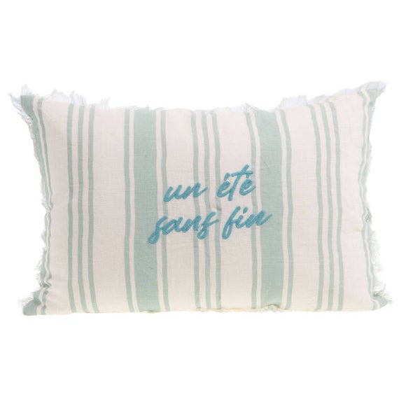 Coussin "Un été sans" fin 40x60cm