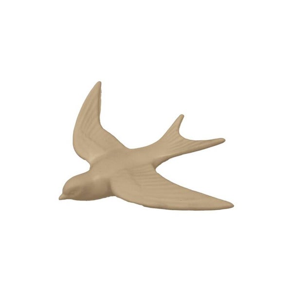 Décoration Oiseau beige à suspendre – L14 x P4 x H16,8 cm