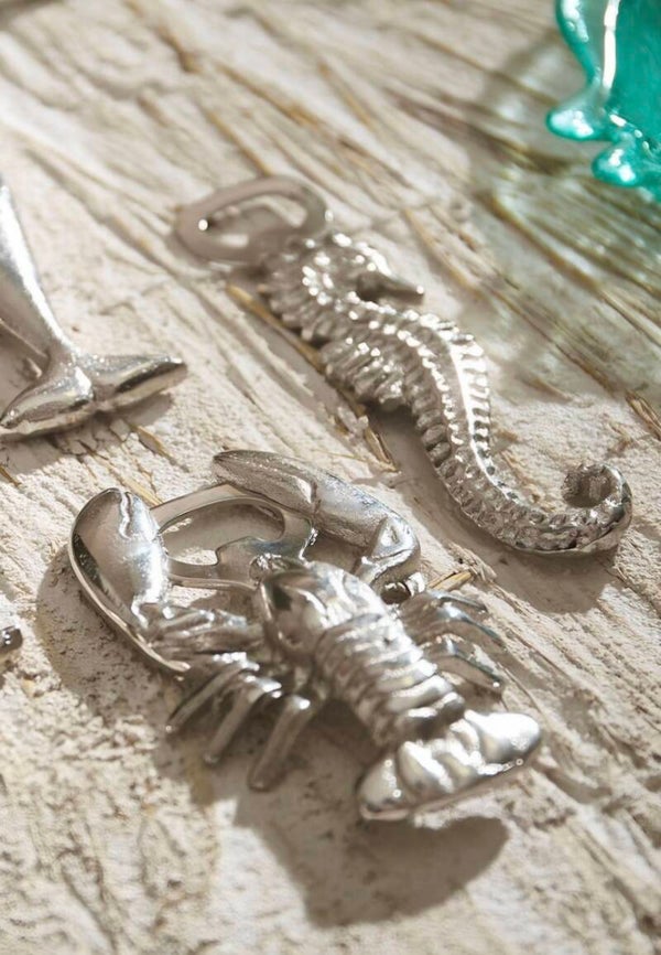 DECAPSULEUR HOMARD GRIS ARGENTE ALUMINIUM+ACIER