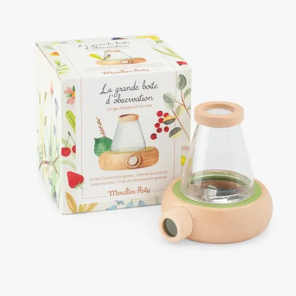 Grande boîte d'observation du jardin avec zoom x4 – Dès 3 ans