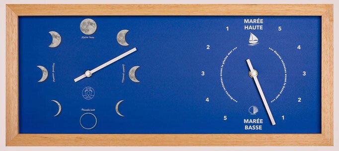 Horloge Lune et Marées horizontale
