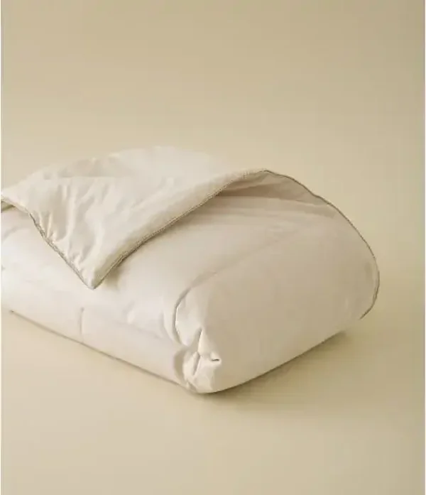 Jeté de lit Daïna beige épeautre – 145 × 200 cm