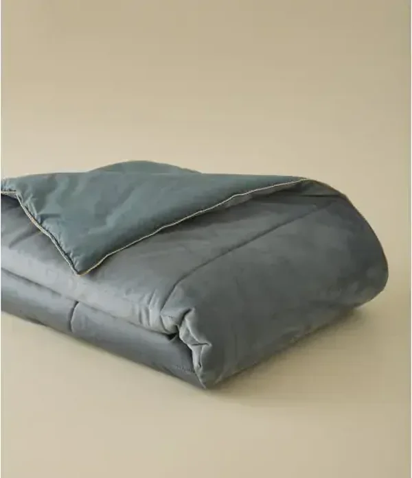 Jeté de lit Daïna gris orage – 145 × 200 cm