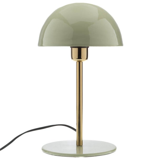 Lampe Basile vert amande en métal – H36 cm