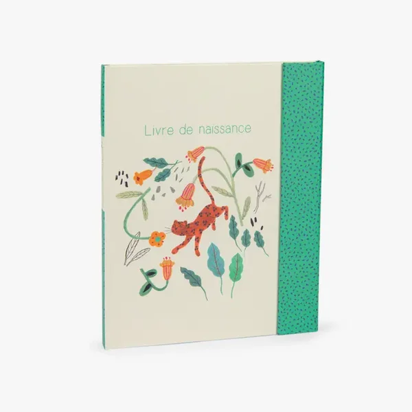 Livre à trésors de bébé 80 pages – La forêt Mawa | Souvenirs de 0 à 6 ans