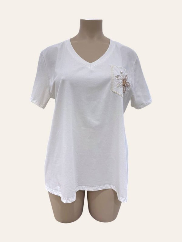 T-shirt perles