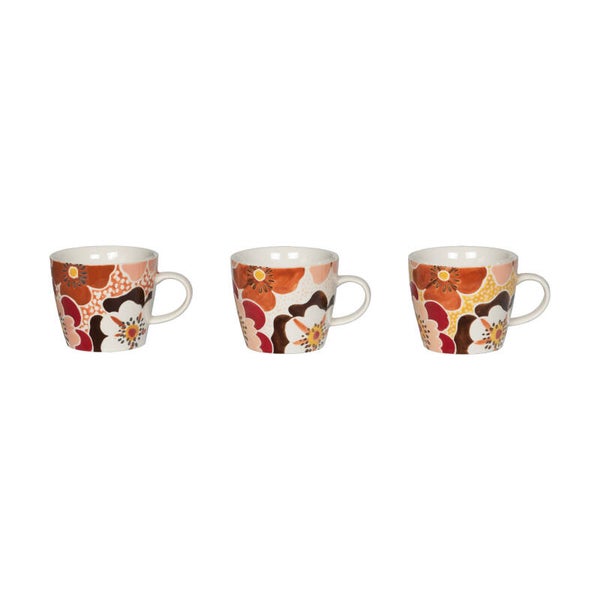 Mug Florine en grès décoré – 30 cl