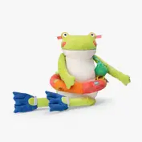 Peluche géante Grenouille à palmes – La Mare aux Grenouilles – Moulin Roty