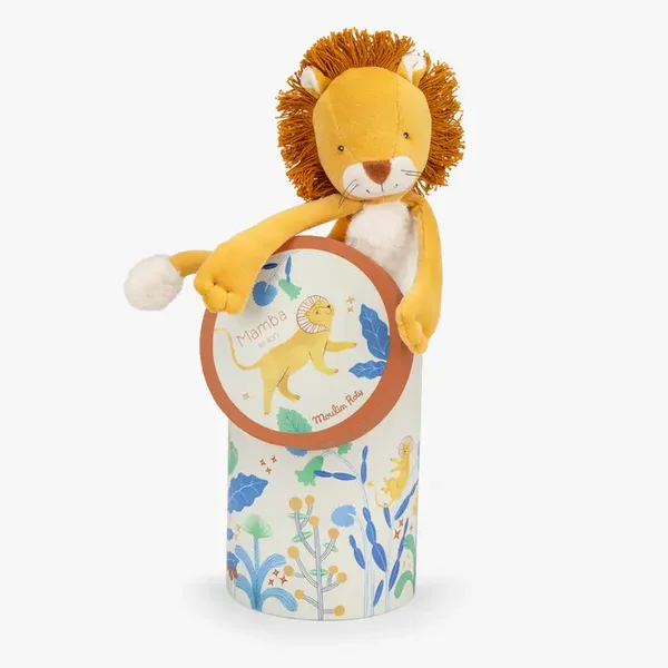 Peluche Mamba le lion 34 cm – La forêt Mawa
