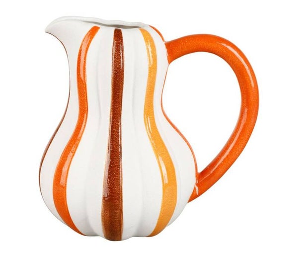 Pichet Butternut brun et orange en grès – 1 L
