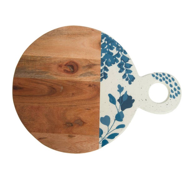 Planche RONDE Lison 43 cm en bois d’acacia