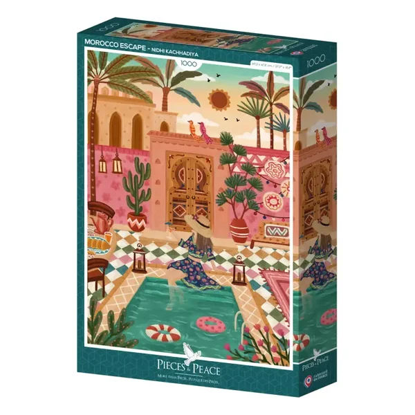 Puzzle 1000 pièces – Escapade Marocaine