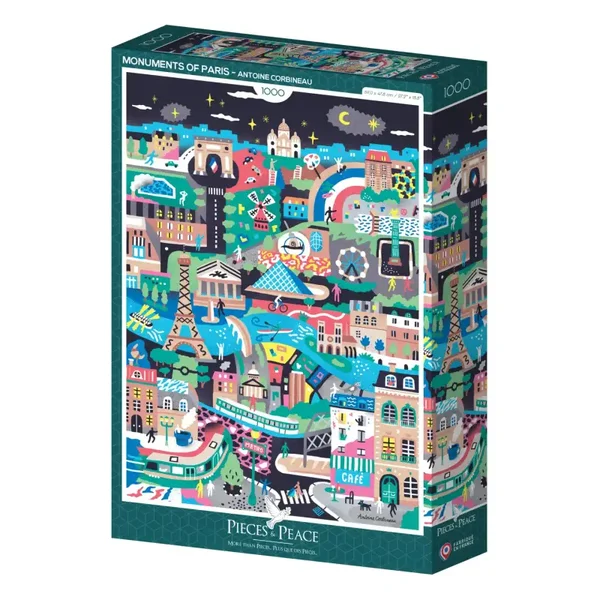 Puzzle 1000 pièces – Monuments de Paris