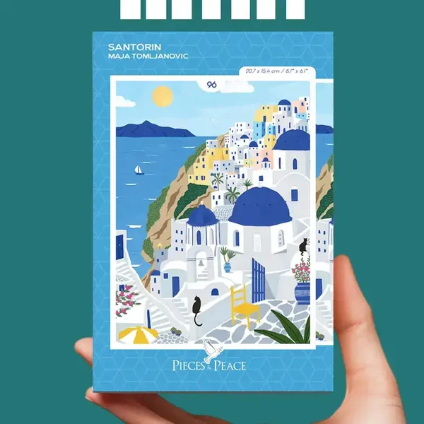 Puzzle 96 pièces – Illustration moderne et colorée – Fabrication française