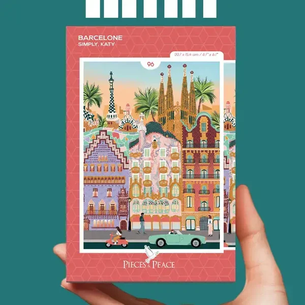 Puzzle 96 pièces – Illustration colorée – Origine France Garantie