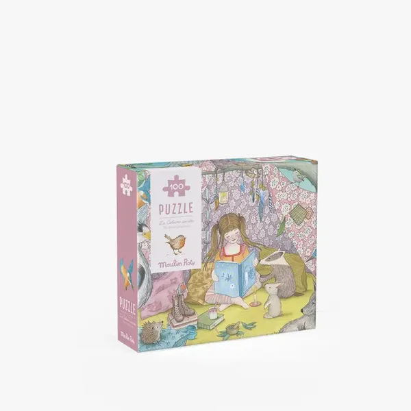 Puzzle d'observation La Cabane Secrète – 100 pièces – Dès 5 ans