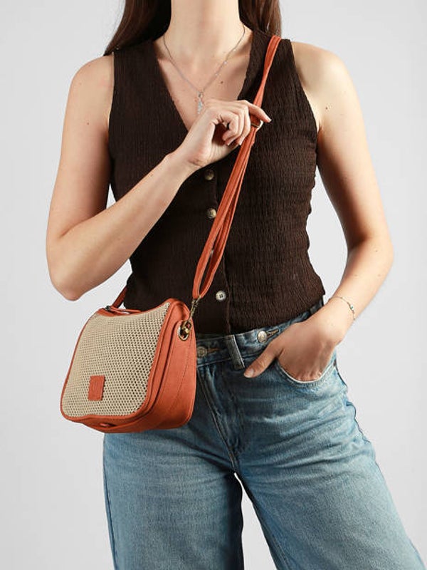 Sac bandoulière Resille polyester LE VOYAGE EN PANIER