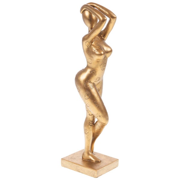✨ Statue femme Namib dorée
