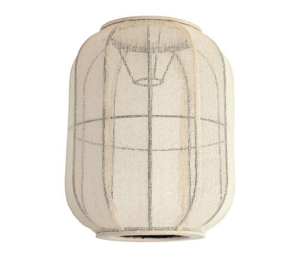 SUSPENSION ENIGMA ECRU D28X35CM