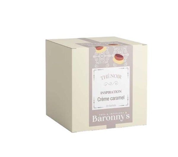 Thé noir Inspiration Crème Caramel – Boîte de 20 sachets