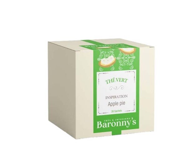Thé vert Inspiration Apple Pie – Boîte de 20 sachets