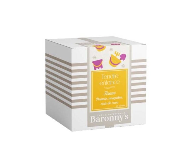 Tisane Tendre Enfance – Infusion gourmande, boîte de 20 sachets