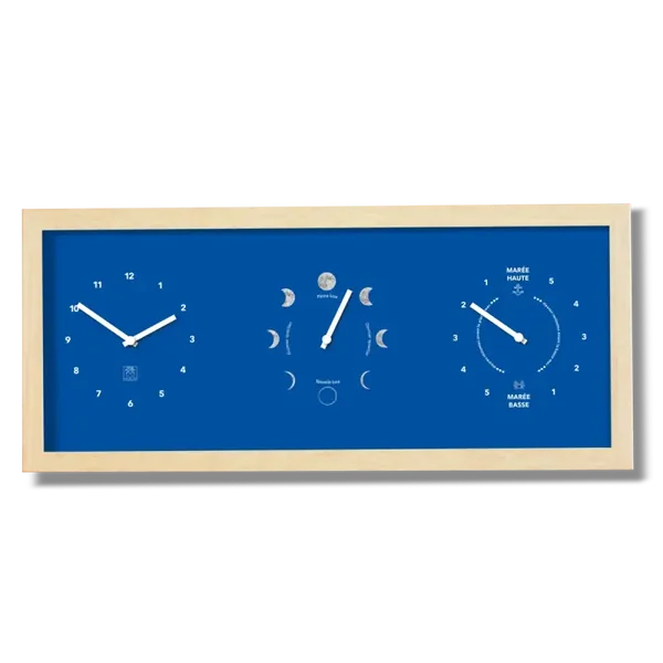 Horloge Heures, lune et Marées - Horizontale