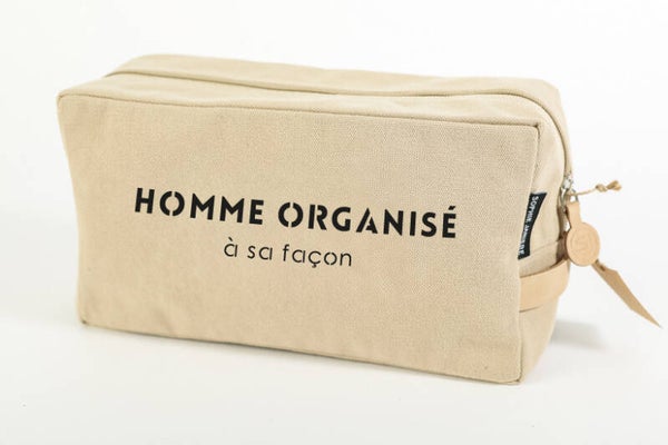 Trousse Oscar GM Ficelle Homme Organisé – Sophie Janière