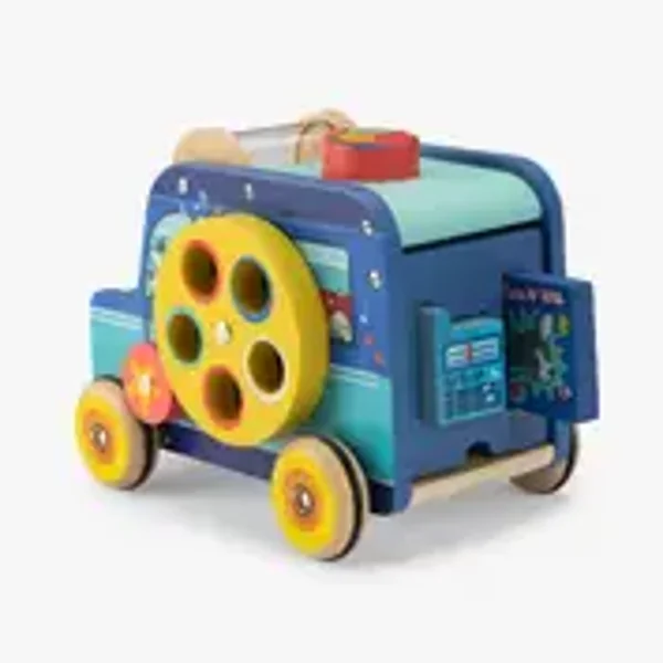 Voiture multi-activités en bois Puce & Pilou – Moulin Roty