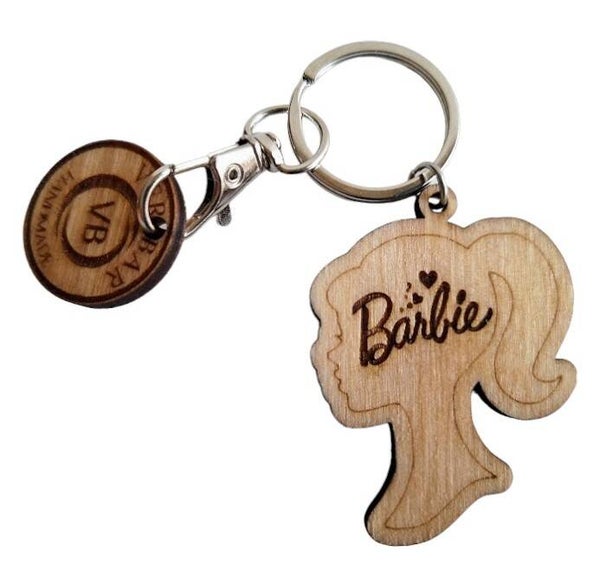 Wood - Keychain - Barbie - Different versions