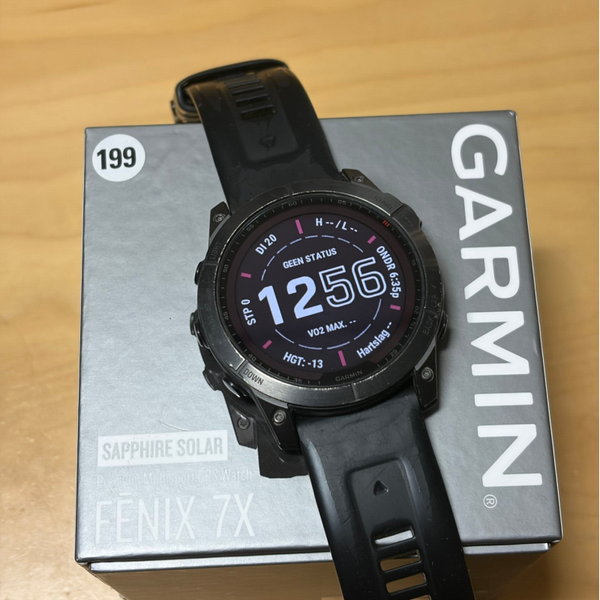 199 - Garmin Fenix 7X Saffier Solar
