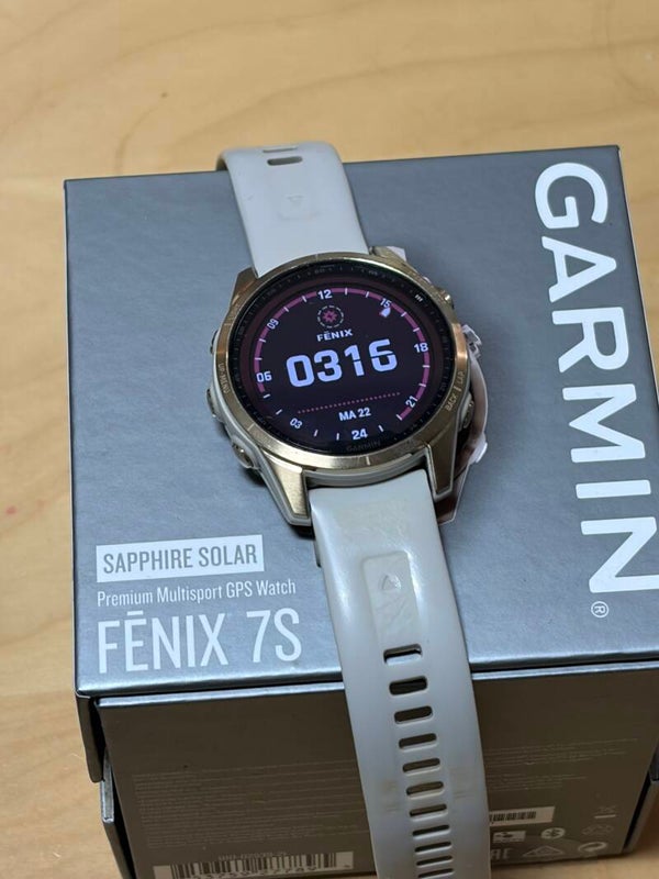 149 - Garmin Fenix 7s saffierglas solar – (42 mm)