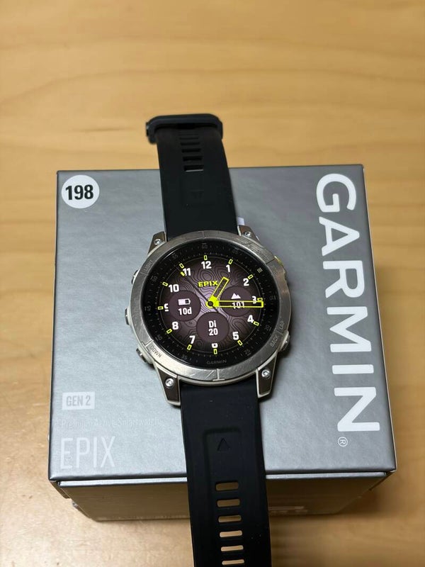 198 - Garmin Epix (gen 2) 47 mm saffier